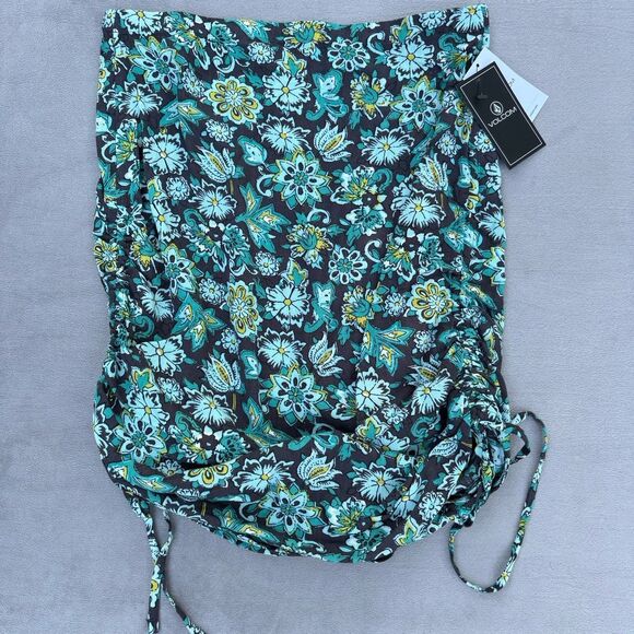 Volcom Beau Beau Gauze Mini Skirt Vintage Black NWT - Picture 5 of 10